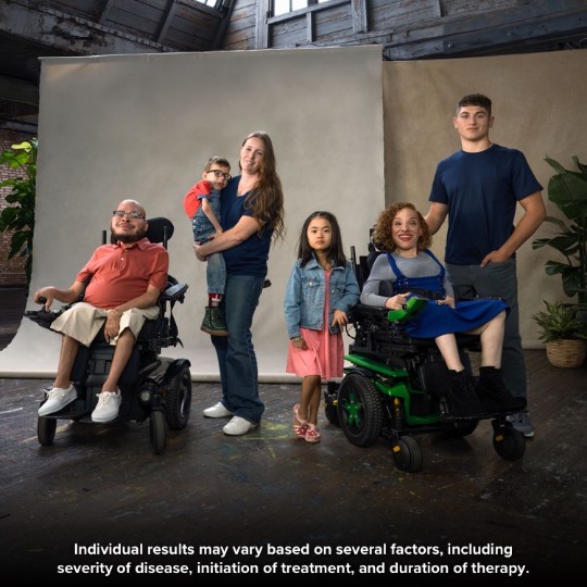 Adult and pediatric patients with SMA who are being treated with SPINRAZA and a caregiver