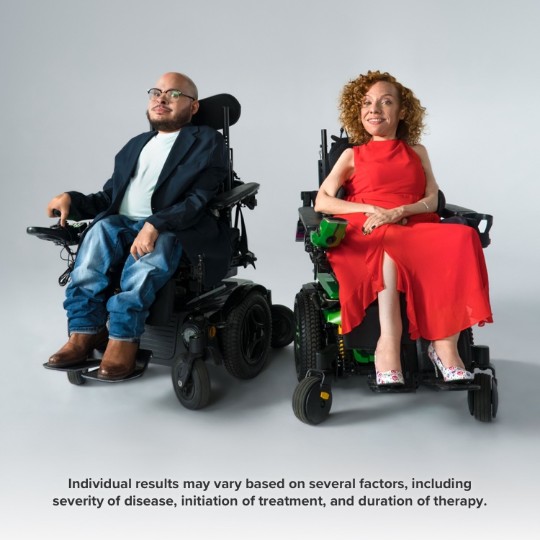 Adults with SMA who are being treated with SPINRAZA 